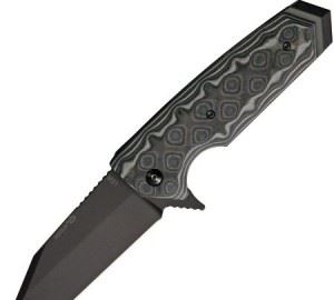 HOGUE 美国霍格刀具 34209 带刀鳍黑色涂层几何头折...