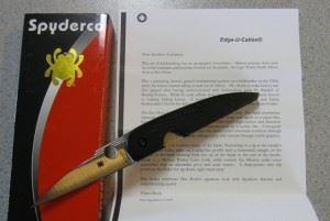 美国蜘蛛 SPYDERCO C153GP Des Horn 设计G10柄银色全刃折刀折刀