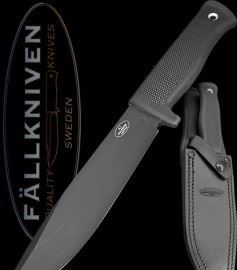 Fallkniven 瑞典FK A1B-L 黑色刃皮鞘陸軍野外求生直刀