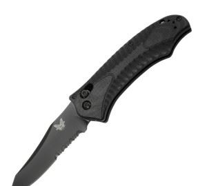 BENCHMADE 美国蝴蝶 9555SBK  Osborne RIFT 黑色半齿