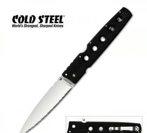 Cold Steel 美国冷钢 11HXLS Hold Out I剑形银色全齿折刀