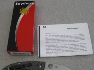 Spyderco美国蜘蛛 C65CFP 碳纤柄折刀