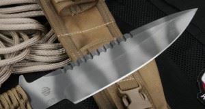 Strider美国挺进者 MTL SS Coyote Tan Cord Wrap Tactical Fixed 虎斑绿色伞绳柄直刀