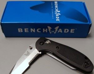 BENCHMADE 美国蝴蝶 557S 半齿折刀