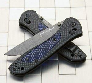 BENCHMADE 美国蝴蝶 710-141 Glod Class 2014 AXIS Messer 金盒限量大马士革