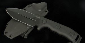 美国微技术MICROTECH  Crosshair 101-1BL十字黑色双刃战术直刀