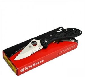 Spyderco美国蜘蛛 Delica 4 C11PSBK 半齿折刀