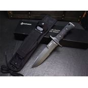 Gerber美国戈博Knives 6995三叉戟半齿双刃银色战术直刀
